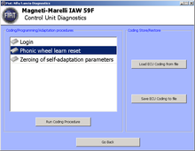 SECONS FiatDiag Control Unit Coding
