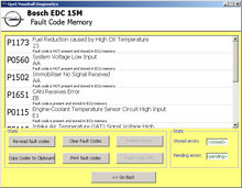 SECONS OpelDiag Fault Codes Memory